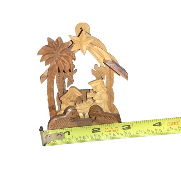 Wood Nativity Ornament or Table top Decor - Picture 10 of 14